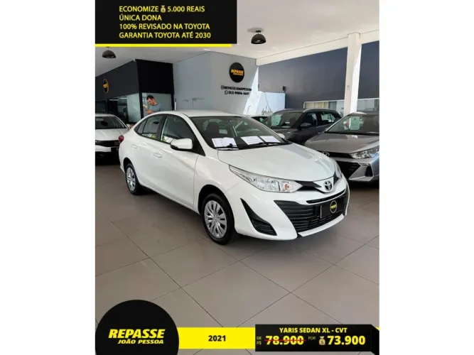 Toyota Yaris XL Live Sedan 1.5 Flex 16V 4P AUT 2021