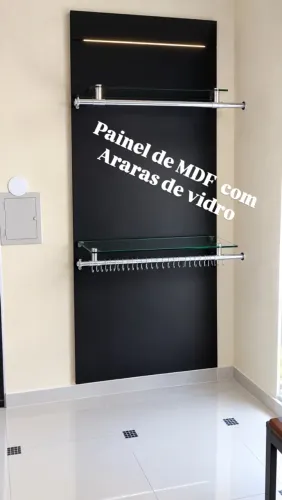Arara Com painel MDF