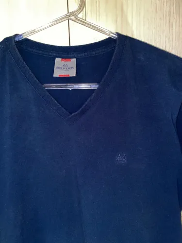 Camisa gola V Skyler P