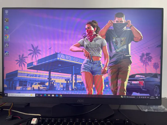 Monitor gamer 24 polegadas 180hz aoc