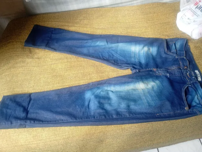 Calça Comprida Jeans Azul