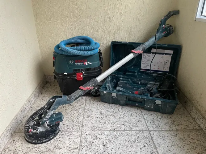 Kit Ferramentas Bosch - Lixadeiras + Aspirador Profissional