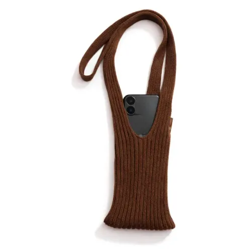 Capa Bolsa Phone Pocket Para Uso Diário [Marrom]