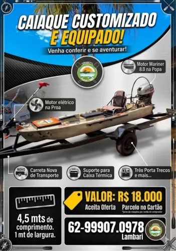 Caiaque motorizado