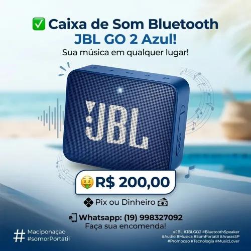Caixa bluetooth jbl