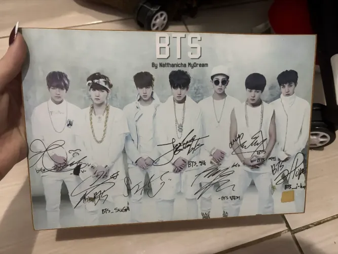 Quadro fanmade do grupo completo BTS, quadro membros grupo sul coreano bangtan boys