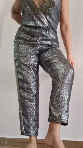 Macacão Le Lis Blanc | cor: Gunmetal | tamanho: 40