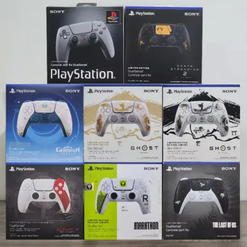 Controle DualSense PS5 Edição Limitada de Colecionador - Novo e Lacrado