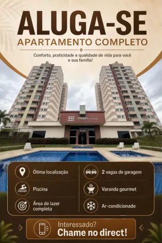 Apartamento semi imobiliado