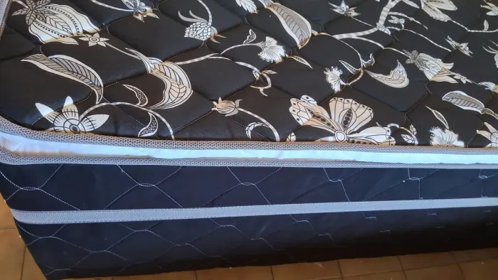 Cama box casal com pillow