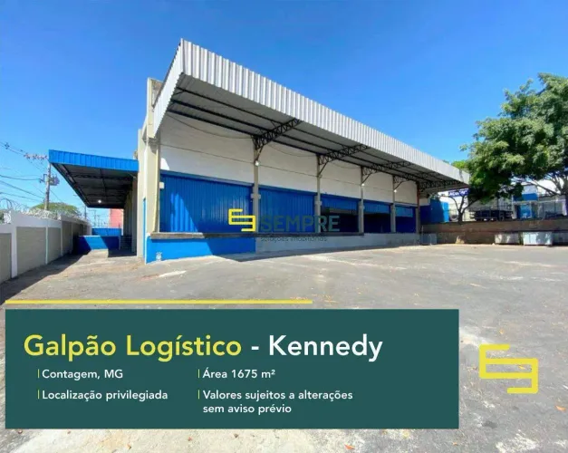 Galpão Logístico para alugar em Contagem com docas