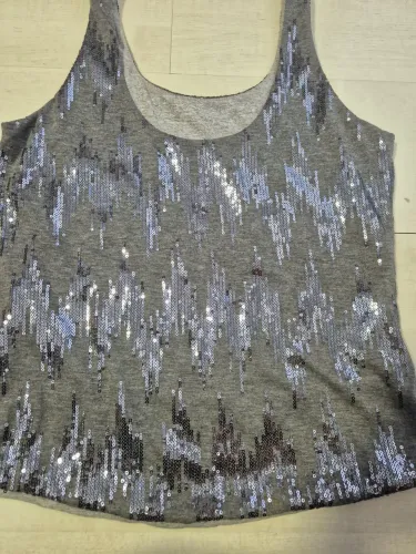 Blusa regata com brilho