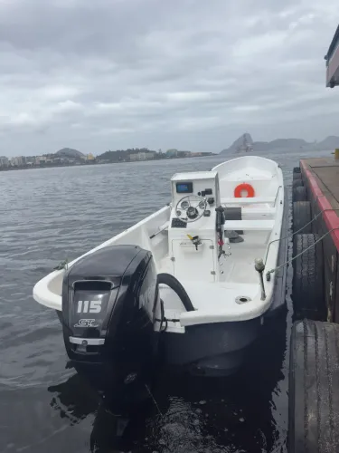 Lancha panga Fishing 26 pes com 115 hp 4t Mercury 400 horas