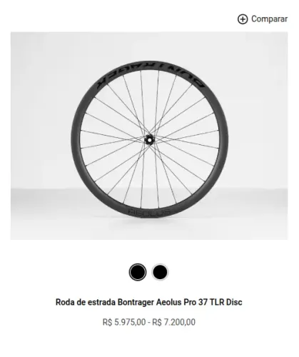 Roda Bontrager Pro 37 Carbono Disco
