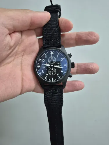Relógio swiss made IWC pilot top gun