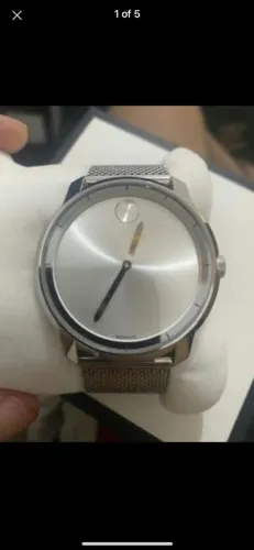 Relógio Movado Bold swiss movement aço inox