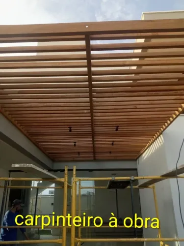 Coberta telhado caramanchão piso forro 