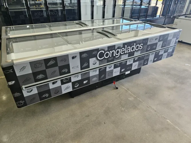 ilha de congelados 1163 litros 3 metros - a pronta entrega