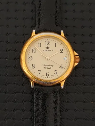 Relógio Lorenz Quartz Classic Vintage Suíço ETA 955