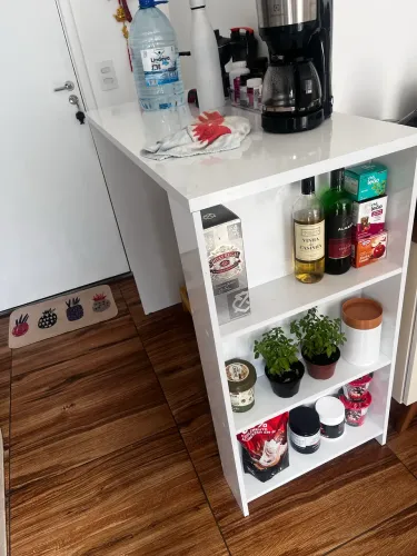 Bancada de Cozinha Luna 3 prateleiras