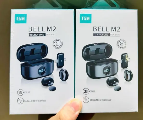 Microfone de lapela Bell M2 Profissional