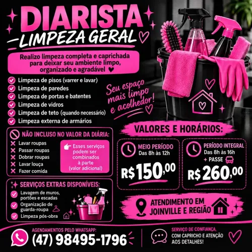 Diarista profissional