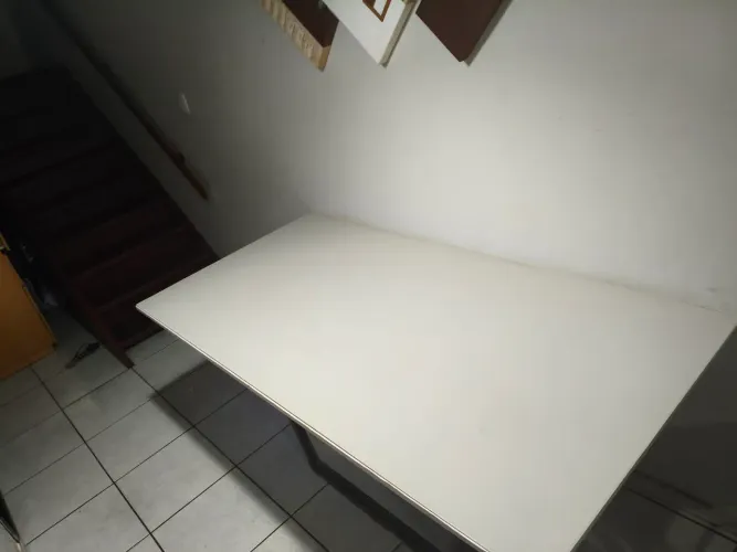Mesa tampo de vidro