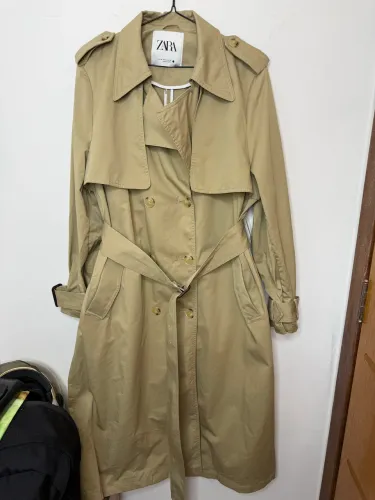 Trench Coat Zara - Novo / 100% algodão 