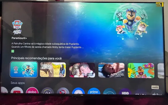 Tv smart TCL 50 polegadas 4k comando de voz