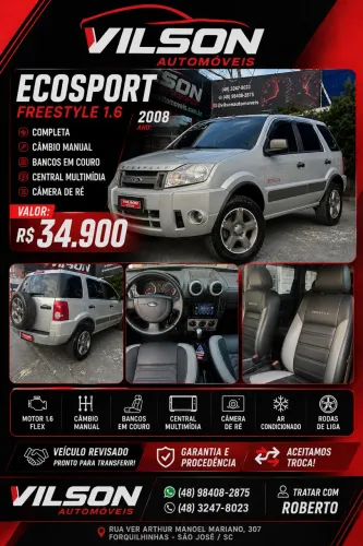Ford Ecosport XLT 1.6/ 1.6 Flex 8V 5P 2008