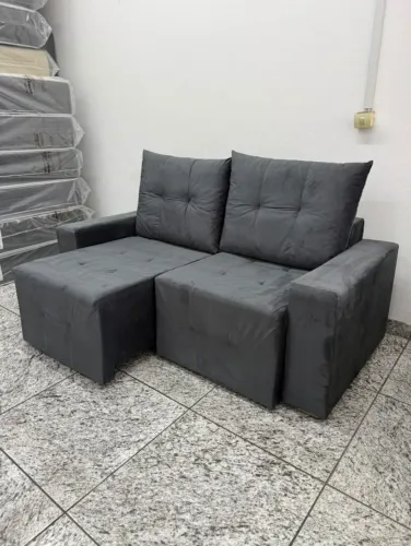 Sofá Retrátil Havaí 1,80m em Veludo - Conforto e Qualidade