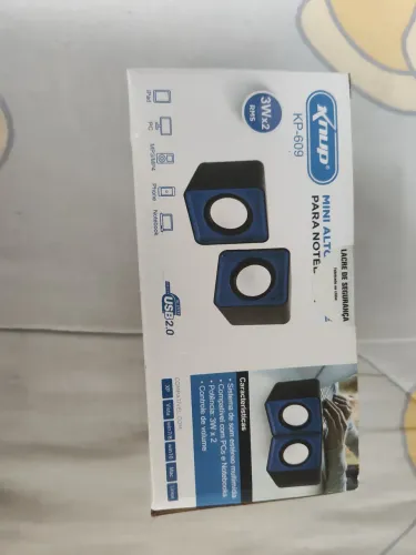 Caixa de Som Knup KP-609 Nova Lacrada