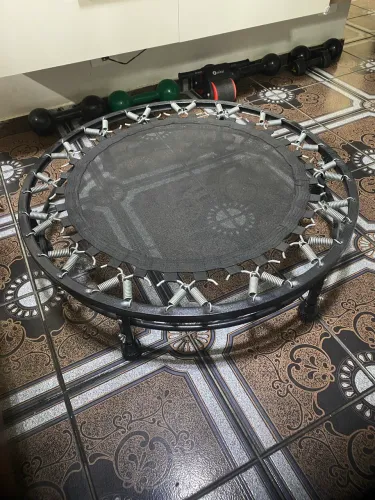 Cama Elástica Mini Jump Profissional 200kg C/ Aro De Reforço