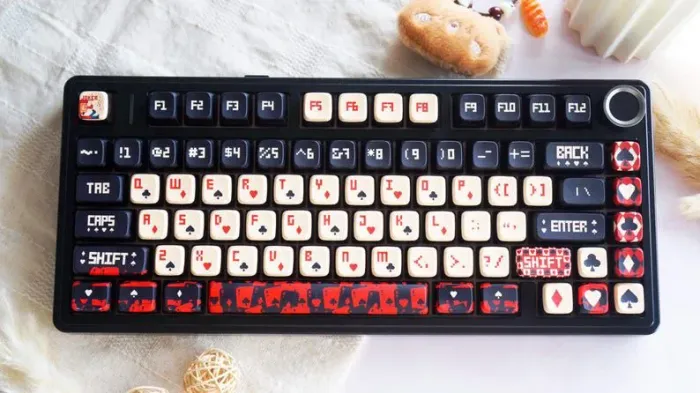 Keycaps gamer tema poker baralho