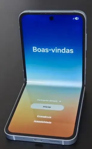 Samsung Z Flip 6 256 Gb Cor Aço escovado zerado. Apenas para venda e aceito cartão