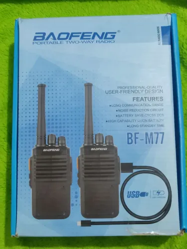 Rádio comunicador BF-M77 (15Km)