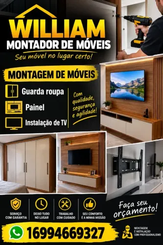 Montagem de móveis e desmontagem