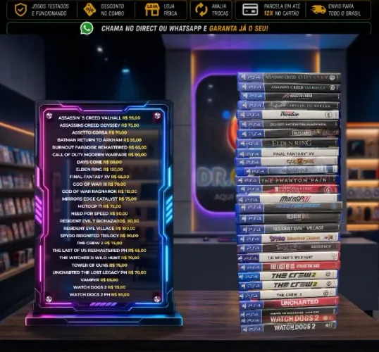 Jogos de PS4
