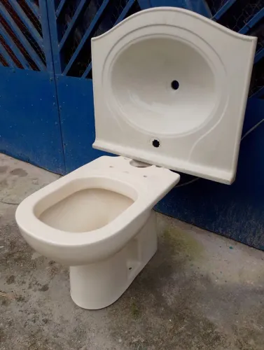 Privada e lavatório