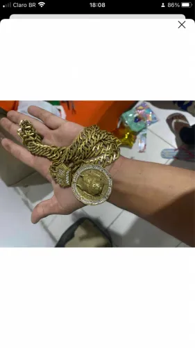 Corrente moeda antiga 