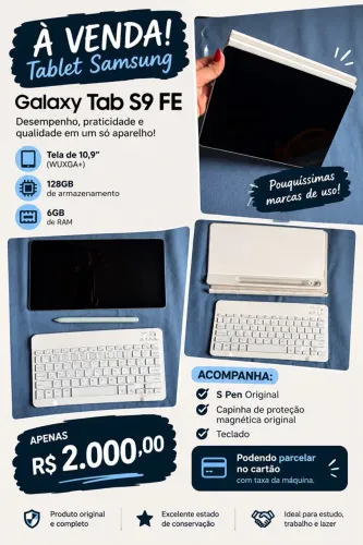 Tablet Samsung Galaxy Tab S9 FE