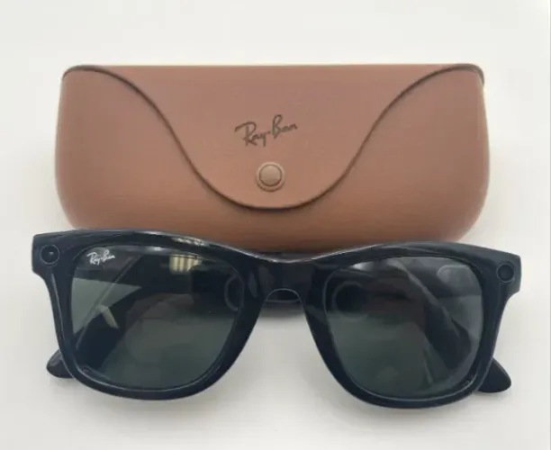 Óculos De Sol Inteligente Meta Headliner Gen 2 Ray-ban Verde G-15 Preto Brilhante