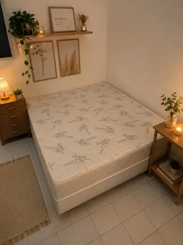 CAMA DE CASAL CONJUGADA + COLCHÃO