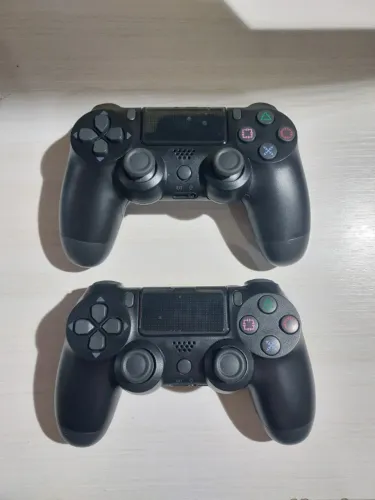 Controle PS4 Bluetooth Sem Fio | PC Gamer | Android iOS | Console | DualShock | 2 Unidade