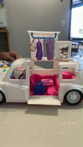 Carro Polly pocket com acessórios