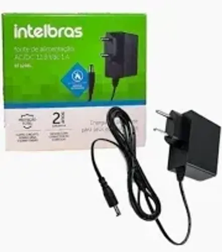 Fonte Câmera Cftv Ef 1201 12v 1a Multi Aplicação Intelbras