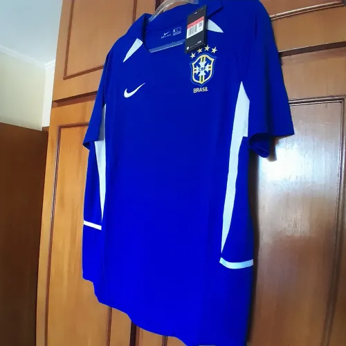 Camisa Brasil retrô 2002 G