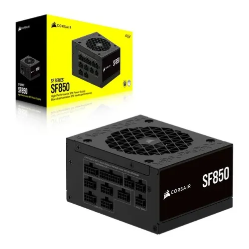 Fonte Corsair SFX SF850, 850W, Full-Modular, ATX 3.1, PCIe 5.1, 80 Plus Platinum
