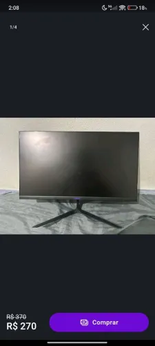 Monitor e teclado