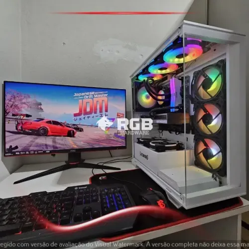 PC Gamer - Ryzen 7 5700X + RTX 4060 Ti 8GB + RAM 32GB + SSD M.2 NVMe 1TB 21X SEM JUROS